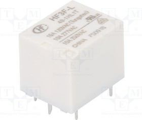 HF3F-L/48-1HL1T, Реле: электромагнитное, SPST-NO, Uобмотки: 48ВDC, 10A/277ВAC, 15А