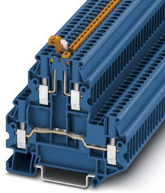 3044641, DIN Rail Terminal Blocks UTTB 2 5-MT-P/P BU