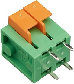 KLS2-142V-5.08-02P-4 (DG142V-5.08-02P-14), Клеммник 2-контактный,5.08мм, прямой