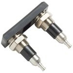 POM-73101-0, Гнездо, "банан" 4мм, 25А, 30ВAC, 60ВDC, Отв: d8,3мм, черный, двойное POM-73101-0, Гнездо, "банан" 4мм, 25А, 30ВAC, 60ВDC, Отв: d8,3мм, черный, двойное