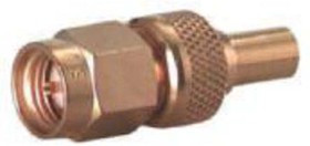 33_SMA-MCX-50-1/111_NE, Straight 50 RF Adapter SMA Plug to MCX Socket