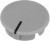A4113108, Заглушка, ABS, серый, распорным стержнем, Указатель: черный