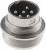 C091-31W006-1002, Amphenol C 091 D Series, 6 Pole Din Plug Plug, 5A, 300 V ac/dc IP67