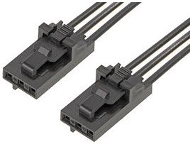 216270-1034, Rectangular Cable Assemblies SL POSITIVE LOCK R-R 3CKT 600MM Sn