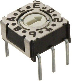 P36106, Coded Rotary Switches 16pos 0.1A 24V Hexadecimal CPLMT