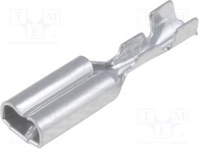 3760A.67, Наконечник: плоская, 2,8мм, 0,5мм, "мама", 0,14-0,3мм2, обжим