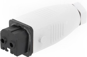 STAK 2, Разъем прямоугольный, ST, вилка, "мама", PIN 2, луженые, IP54, 16А