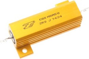 HSA502R0J, 2 50W Wire Wound Chassis Mount Resistor HSA502R0J ±5%