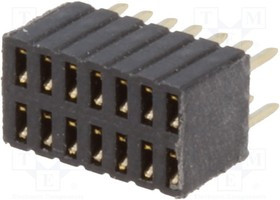 DS1065-08-2X7S8BV, Гнездо, IDC, "мама", PIN 14, прямой, 1,27мм, THT, 2x7, gold flash DS1065-08-2X7S8BV, Гнездо, IDC, "мама", PIN 14, прямой, 1,27мм, THT, 2x7, gold flash