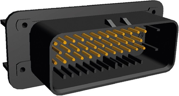 1-776180-1, Прямоугольный разъем питания, 35 контакт(-ов), AMPSEAL Series, Монтаж на Печатную Плату