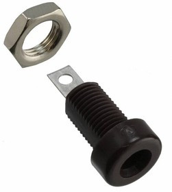 108-0908-001, Test Plugs &amp; Test Jacks BANANA JACK BROWN