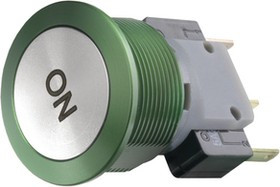 1241.6622.5120065, Vandal-proof push-button switch Momentary Function 3 A 125 VAC / 250 VAC 1CO IP40
