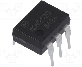 AQV252G, Реле: полупроводниковое, Iупр.макс: 3мА, 2,5А, макс.60ВAC, 80мОм