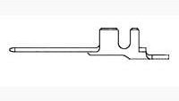 640416-2 (Cut Strip), Terminals .250 BLADE 18-14 Cut Strip of 100 640416-2 (Cut Strip), Terminals .250 BLADE 18-14 Cut Strip of 100