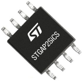 STGAP2SICS, MOSFET Driver, Half Bridge, 16.4 V to 26 V Supply, -40 °C to 125 °C, 75 ns Delay, WSOIC-