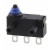 D2HW-BL201H, Микропереключатель SNAP ACTION; без рычага; SPDT; 0,1A/125ВAC