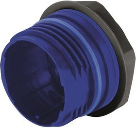 09155130102, HOUSING, SCREW, M32, POLYPROPYLENE, BLU