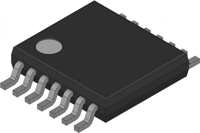 ADA4505-4ARUZ, Операционный усилитель, 4 Усилителя, 50 кГц, 6 В/мс, 1.8В до 5В, ± 900мВ до ± 2.5В, TSSOP