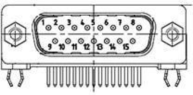 173109-1910, D-Sub Standard Connectors FCT DSUB