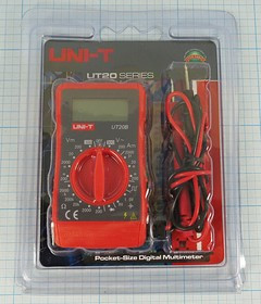 Мультиметр цифровой UT20B ультракомпактный со встроенными щупами; приб мультиметр\цифр\ UT20B\\UNI-T