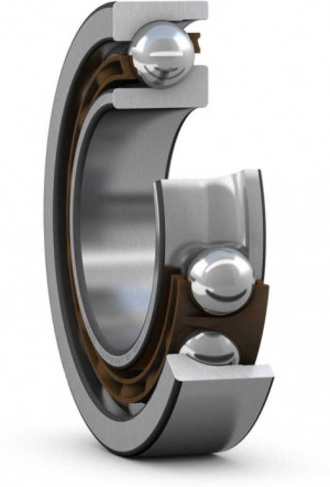 7204 BEP Single Row Angular Contact Ball Bearing- Open Type 20mm I.D, 47mm O.D