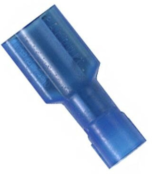 DNF14-205FIB-C, FEMALE DISCONNECT, 5.1/4.8MM, 14AWG, BLU