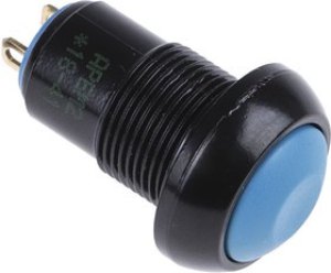 IPR1SAD1, Push Button Switch, Latching, Panel Mount, 13.6mm Cutout, SPST, 24V dc, IP67