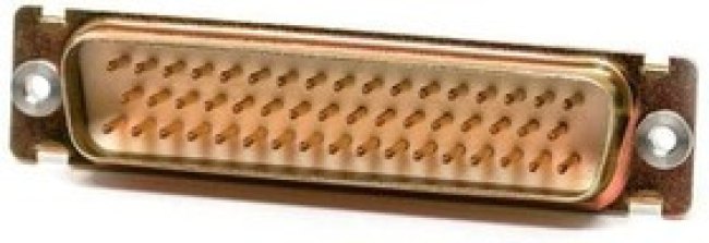 DDY50P, D-Sub Standard Connectors DSUB 50M SOD Y GF ZINC