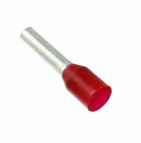 2204.0/100, Terminals H1.50/8 Insulated Ferrule Red 2204.0/100, Terminals H1.50/8 Insulated Ferrule Red