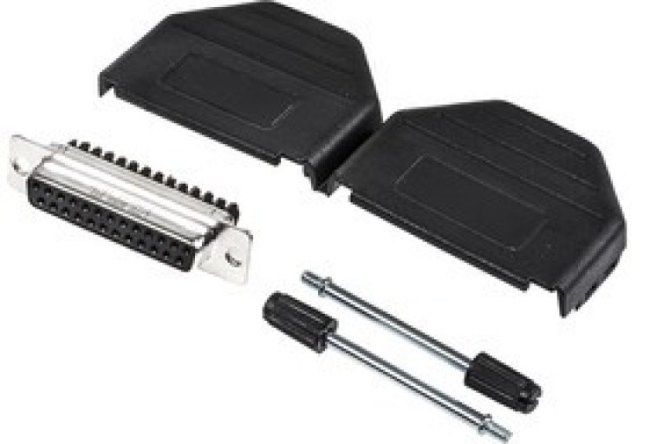 L77D B25S ST1, Amphenol D-ST 25 Way Cable Mount D-sub Connector