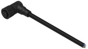643632120305, Cable Assembly, Zinc Alloy, M12 Plug - Bare End, 5 Conductors, 2m, IP67, Angled, Black 643632120305, Cable Assembly, Zinc Alloy, M12 Plug - Bare End, 5 Conductors, 2m, IP67, Angled, Black