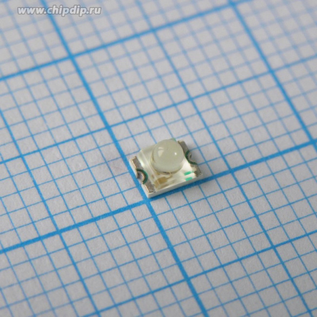 KPD-3224CGCK, Светодиод smd 3,2х2,4мм/зеленый/570нм/ 180-550мкд/прозрачный/20°