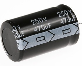 ECAP (К50-35), 470 мкФ, 250 В, 105°C snap in, Конденсатор электролитический алюминиевый ECAP (К50-35), 470 мкФ, 250 В, 105°C snap in, Конденсатор электролитический алюминиевый