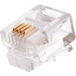 Коннектор RJ11/6P4C телефонный, уп-ка 100шт. NMC-RJ64RE06UC1-100 Коннектор RJ11/6P4C телефонный, уп-ка 100шт. NMC-RJ64RE06UC1-100