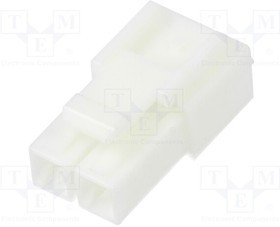 VLP-02V, Вилка; провод-провод/плата; "мама"; PIN: 2; без контактов; 6,2мм