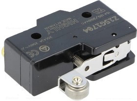 Z15G1704, Microswitch SNAP ACTION; with lever (with roller); SPDT; Pos:2