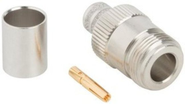 172105, RF Connectors / Coaxial Connectors N STRAIGHT CRIMP JACK RG8 213 172105, RF Connectors / Coaxial Connectors N STRAIGHT CRIMP JACK RG8 213
