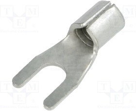 BM01320, Наконечник: вилка, M4, 4-6мм2, обжим, на провод, неизолированный