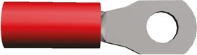 130451, PIDG Insulated Ring Terminal, M2.5 Stud Size, 0.25mm² to 1.6mm² Wire Size, Red 130451, PIDG Insulated Ring Terminal, M2.5 Stud Size, 0.25mm² to 1.6mm² Wire Size, Red