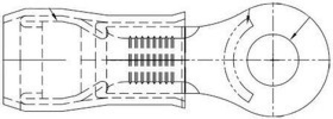 M7928/1-57, Terminals TERMINAL PIDG R IR 12 8