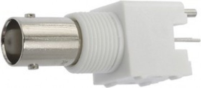 5222132-1, 75 Straight PCB Mount, BNC Connector, Bulkhead Fitting, jack