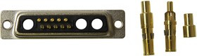 682M13W3203L001, COMBO D-SUB CONN, RCPT, DB-13W3, PANEL