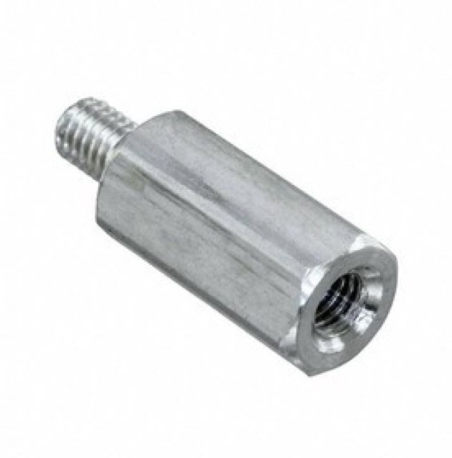 M2147-3005-AL, Standoffs &amp; Spacers AL M3x0.5 12mm 6mm HEX ML/FEM Standoff