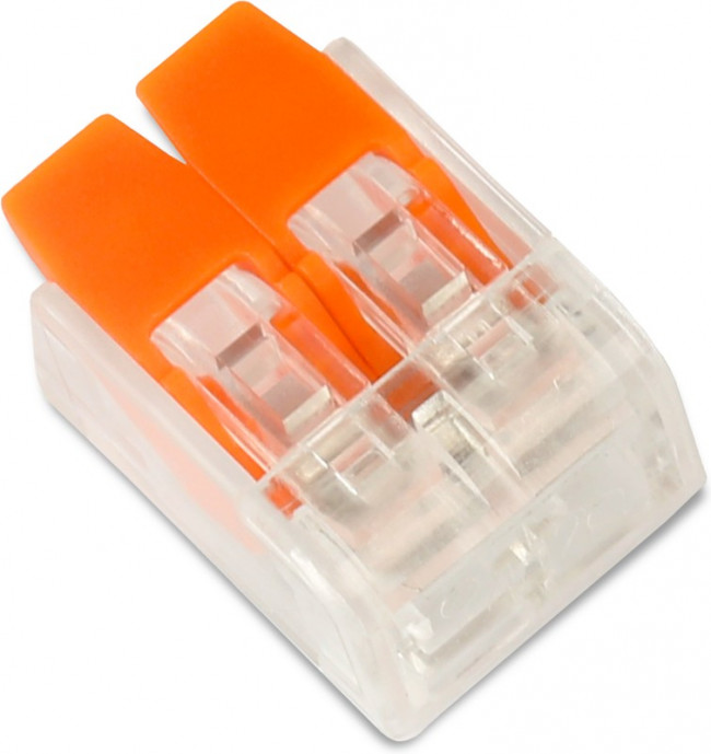 Компактная соединительная клемма 2-х проводная с рычажками (SBE-ccwcc-2)