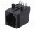 RJJU88143E7V012, Гнездо, RJ45, PIN: 8, Кат: 5, Конф: 8p8c, THT, угловой