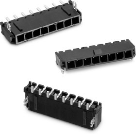 662104130822, WR-MPC3 Series Right Angle PCB Header, 4 Contact(s), 3.0mm Pitch, 1 Row(s), Shrouded 662104130822, WR-MPC3 Series Right Angle PCB Header, 4 Contact(s), 3.0mm Pitch, 1 Row(s), Shrouded