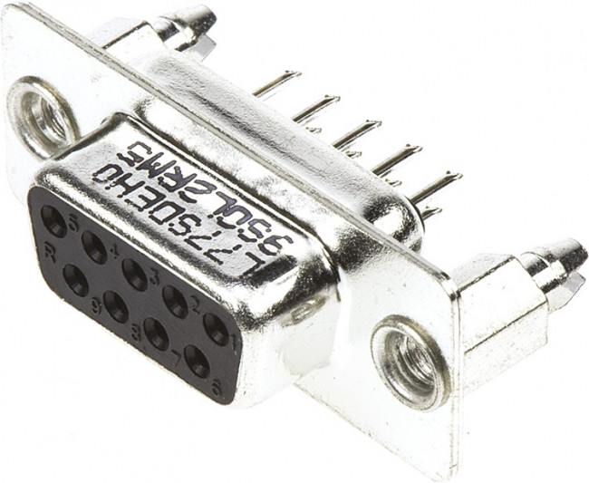 L77SDEH09SOL2RM5, Разъем D Sub, Standard, Гнездо, SD, 9 контакт(-ов), DE, Пайка L77SDEH09SOL2RM5, Разъем D Sub, Standard, Гнездо, SD, 9 контакт(-ов), DE, Пайка