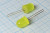 Светодиод мигающий 10x14 , желтый, 40, 60, матовый корпус, L-816BYD