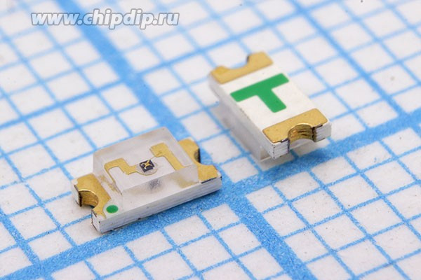 Светодиод-ИК SMD 1206=3.2x1.6мм, 0.8мВт, 140град, прозрачная линза, FYLS-1206IRAC; №15412 СД-ИК SMD03216C2\\ 0.8мВт\140\пр\ FYLS-1206IRAC\