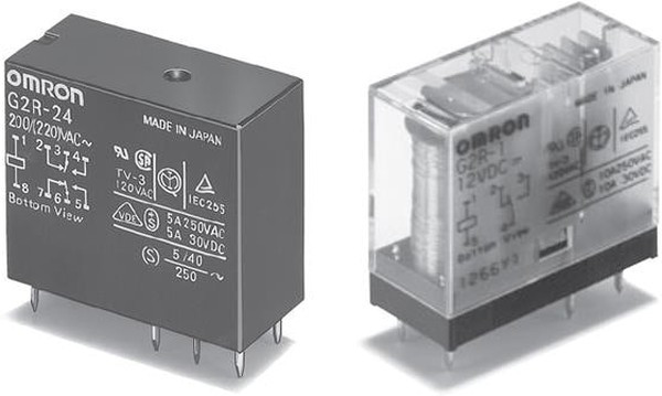G2R-1-E 24DC, Реле 1 переключ. 24VDC, 16A/250VAC SPDT